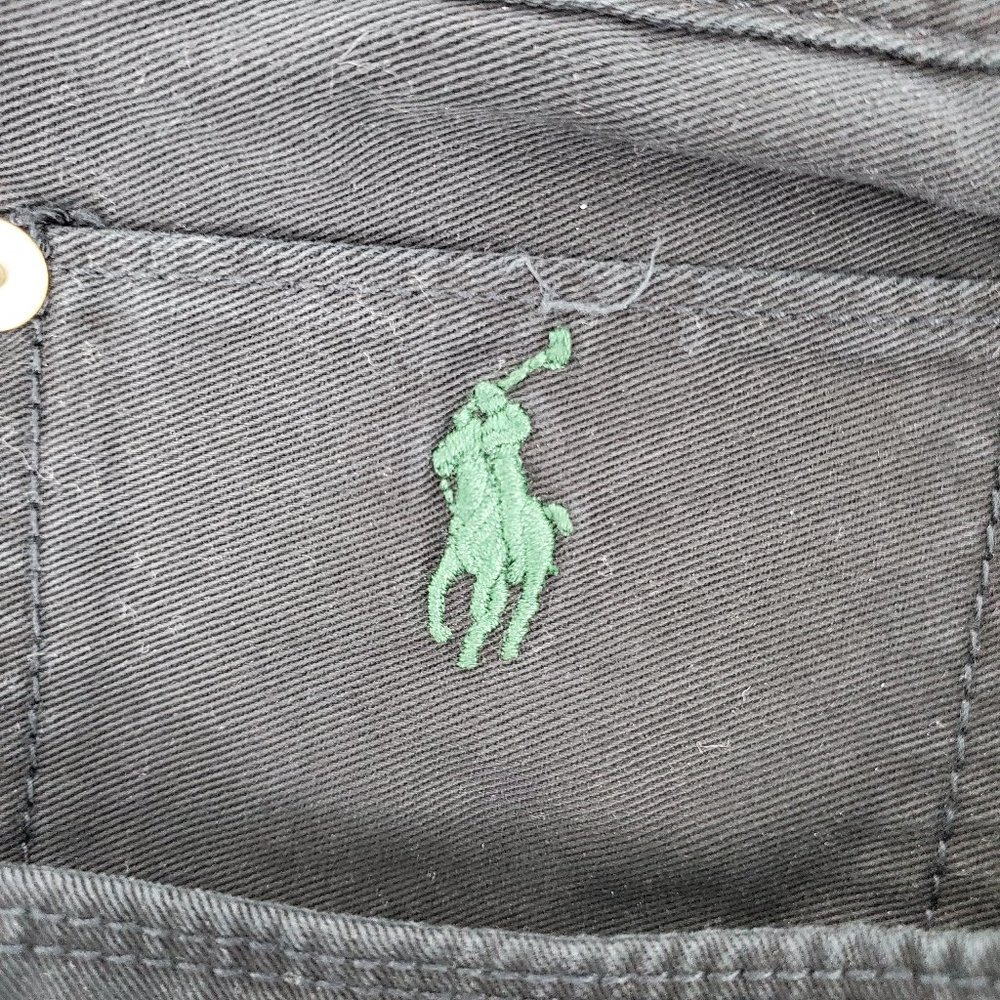 Polo Ralph Lauren Straight Leg Jeans Black 40 x 30 - Picture 10 of 15